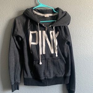 Love PINK zip up hoodie